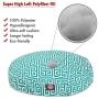 Pacific Towers Medium Round Indoor Outdoor Pet Dog Bed With Removable Washable Cover By Majestic Pet Products