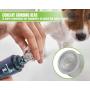 Pecute Dog Nail Grinder, Rechargeable Electric Pet Nail Trimmer for Paw Grooming, Gentle and Painless Nail Clipper for Small and Medium Dogs (Replacement Grinder Head)