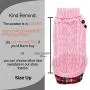 kyeese Small Dog Sweaters with Leash Hole Gingham Patchwork Doggie Sweater Knitwear Pullover Warm Pet Sweater for Fall Winter kyeese Small Dog Sweaters with Leash Hole Gingham Patchwork Doggie Sweater Knitwear Pullover Warm Pet Sweater for Fall Winter