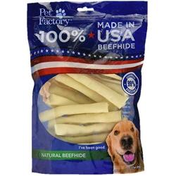 PET FACTORY 78107 5-Inch Chip Rolls Chews for Dogs, 22-Pack
