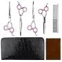 LILYS PET Professional PET Dog Grooming Scissors Suit,RED/Blue Ring, Cutting&Curved&Thinning Shears LILYS PET Professional PET Dog Grooming Scissors Suit,RED/Blue Ring, Cutting&Curved&Thinning Shears