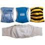 JoyDaog Reusable Belly Bands for Dogs,5 Pack Washable Dog Diapers Male Puppy Nappies Wrap,XXL