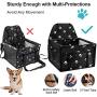 HIPPIH Dog Car Seats for Small Dogs, Collapsible Pet Booster Car Seat for Vehicles, Waterproof Puppy Car Seat Suitable for Medium Pets Under 11 lb, Upgraded