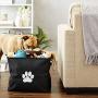 Bone Dry Pet Storage Collection Collapsible Bin, Large Rectangle, Black