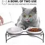 Y YHY Cat Bowls,Elevated Cat Food and Water Bowls with Stand,Raised Pet Bowls for Cats or Dogs,Ceramic Cat Dishes,12 Ounces,Microwave and Dishwasher Safe Y YHY Cat Bowls,Elevated Cat Food and Water Bowls with Stand,Raised Pet Bowls for Cats or Dogs,Ceramic Cat Dishes,12 Ounces,Microwave and Dishwasher Safe