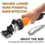 TAKEKIT Sheep Shears Professional Electric Animal Grooming Clippers for Sheep Alpacas Llamas and Large Thick Coat Animals, 6 Speeds Heavy Duty Farm Livestock Haircut Trimmer, 380W TAKEKIT Sheep Shears Professional Electric Animal Grooming Clippers for Sheep Alpacas Llamas and Large Thick Coat Animals, 6 Speeds Heavy Duty Farm Livestock Haircut Trimmer, 380W
