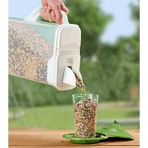 Buddeez 8Qt Pet Food/Bird Seed Storage Container and Dispenser Buddeez 8Qt Pet Food/Bird Seed Storage Container and Dispenser