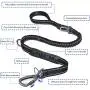 Heavy Duty Dog leashes for Large Dogs ,6Ft Reflective Multifunction Dog Leash with Car Seat Belt Bunckle,2 Padded Traffic Handle Dog Walking Training Shock Absorbing Bungee Leash for Extra Control Heavy Duty Dog leashes for Large Dogs ,6Ft Reflective Multifunction Dog Leash with Car Seat Belt Bunckle,2 Padded Traffic Handle Dog Walking Training Shock Absorbing Bungee Leash for Extra Control