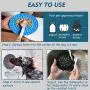 Kwispel Dog Lick Pad | Dog Puzzle Lick Mat with Clean Brush | Silicone Dog Slow Feeder Lick Mat with Super Suction for Pet Bathing, Grooming and Training