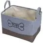 Morezi Durable Canvas Dog Toy bin Storage with Handle, Puppy Toy Basket, Doggie Toy bin - Idea for Carry Small Dog Puppy Toys, Blankets, Diaper, leashes and Dog Stuff Morezi Durable Canvas Dog Toy bin Storage with Handle, Puppy Toy Basket, Doggie Toy bin - Idea for Carry Small Dog Puppy Toys, Blankets, Diaper, leashes and Dog Stuff