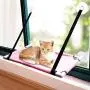 OKBYY Pet Hammock,Pet Cat Breathable Hanging Hammock Window Mounted Suction Cup Bed N-est Pink OKBYY Pet Hammock,Pet Cat Breathable Hanging Hammock Window Mounted Suction Cup Bed N-est Pink
