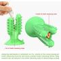 MANNUOSI Dog Chew Toys for Dogs Dental Care Brushing Stick Natural Rubber Bite Resistant Chew Toys