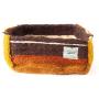 Botanical Pets Premium Cat Scratcher Beds Mustard (Large) Eco-Friendly Made with Natural Vegetable Fiber That Cats, Kittens and Dogs Love.