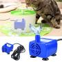 Panker Cat Fountain Pump Replacement, Ultra-Quiet Cat Water Fountain Pump with 6 Feet Long Power Cord, Work for Veken 84 oz/2.5 L & isYoung 54 oz Cat Fountains etc - AC Power Adapter Not Included …