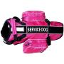 haoyueer Service Dog Backpack Harness Vest Removable Saddle Bags with Label Patches