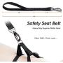 PetiFine Dog Harness with Car Safety Seat Belt, Adjustable Breathable Air Mesh Puppy Vest Harness for X- Small/Small/Medium/Large Dogs & Cats