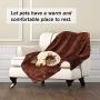 Msicyness Dog Blanket, Premium Fleece Fluffy Throw Blankets Soft and Warm Covers for Pets Dogs Cats