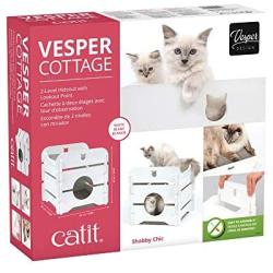 Vesper Lounger, Cat Tree with Hideout
