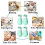 ASOCEA 4 PCS Anti-Scratch Cat Foot Shoes Silicone Pet Grooming Scratching Restraint Booties Kitten Cat Claws Cover for Home Bathing, Shaving Checking Treatment