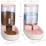 UniqueFit Pets Cats Dogs Automatic Waterer and Food Feeder 3.8 L with 1 Water Dispenser and 1 Pet Automatic Feeder
