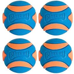 Chuckit! Ultra Squeaker Ball - 4 Pack