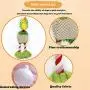 Dog Toys,Pet Products,Dog Chew Toys with Crinkle Sound,Durable Soft Tough Parrot Toy for Dog Anxiety Relief Behavioral Training Toy…