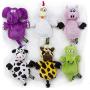 Hear Doggy Flatties with Chew Guard Technology Dog Toy, Elephant, Purple, Large (58547)