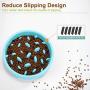 KASBAH Slow Feeder Dog Bowl, Anti-Gulping Maze Dog Food Bowl Bloat Stop Dog Food and Water Bowl Non-Toxic Pet Slower Food Feeding Dishes Anti-Choke Healthy Design Dog Bowl