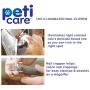 Allstar Innovations PetiCare LED Light Pet Nail Clipper- Great for Trimming Cats & Dogs Nails & Claws, 5X Magnification That Doubles as a Nail Trapper, Quick-Clip, Steal Blades