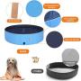 Pet Dog Swimming Pool Foldable Pet Swimming Pool Indoor & Outdoor Collapsible Bathtub for Dogs Cats & Kids (Large Size 120cm / 48inch)
