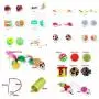 12Pcs/21Pcs Colorful Kitten Toys Pet Toy Set Cat Channel Funny Cat and Cat Supplies Pet Cat Plush Toy Pet Interactive Toy(12PCS) 12Pcs/21Pcs Colorful Kitten Toys Pet Toy Set Cat Channel Funny Cat and Cat Supplies Pet Cat Plush Toy Pet Interactive Toy(12PCS)