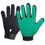 New Version Pet Grooming Brush, Enhance Pet Grooming Glove with 255 Tips, Deshedding Glove for Dog and Cat, 1 Pair Left & Right Gentle De-Shedding Glove Brush