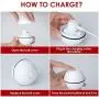 DELOMO Smart Interactive Cat Toy Ball, Automatic Rolling Ball, USB Rechargeable Cat Light Toy, 360 Degree Self Rotating Ball with Spinning Light, Upgraded Cat Exercise Chaser Toy, White DELOMO Smart Interactive Cat Toy Ball, Automatic Rolling Ball, USB Rechargeable Cat Light Toy, 360 Degree Self Rotating Ball with Spinning Light, Upgraded Cat Exercise Chaser Toy, White