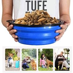 Large Collapsible Dog Bowl,Hiking Dog Bowl for Large Dogs Lightweight,Durable,Leak Proof,Food Safe,Easy To Clean, Premium Quality Travel Pet Bowl Solution,Perfect For Travlling,Camping With Your Pet