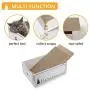 Smartbean Cat Scratcher 2PCS with Cardboard Cat Scratch Box Reversible Corrugated Scratching Pad Durable,Cat Scratching Post Smartbean Cat Scratcher 2PCS with Cardboard Cat Scratch Box Reversible Corrugated Scratching Pad Durable,Cat Scratching Post