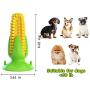 NMGGGU Dog chew Toys Corn Aggressive Chewer Fixed Large Medium Dogs Educational Toy Tooth Brush Indestructible Squeaky Interactive pet Care Teeth Cleaning Toys Upgrade Suction Cup