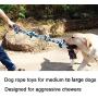 DIY House Large Dog Chew Rope Toys for Aggressive Chewers Rope Chew Toys for Large Medium Dogs Indestructible Tug of War Durable% Rope Toy for Large Breed Toy