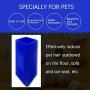 JL&LOVE Silicone Pet Hair Remover Brush Comb Grooming Brush, Cleaning for Furniture, Carpet, Clothes, Sofa, Car and Pet Nest-Blue