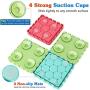 HappyPets World 4Pcs Dog Slow Feeder Bowl, Dog Slow Feeder Lick Tray Combination Set Non Slip Puzzle Bowl Durable Preventing Choking Healthy Design Bowl for Small Medium Dogs Cats