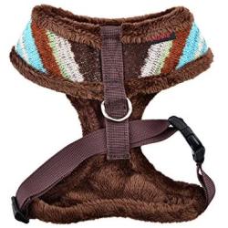 Puppia Crayon Harness A, Small, Brown