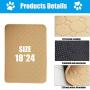laamei Small Dog Pee Pads 2 Pack, Absorbent Reusable Training Pee Pads for Dogs, Whelping Pads Washable and Waterproof, Non-Slip Dog Pee Mat for Cats
