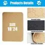 laamei Small Dog Pee Pads 2 Pack, Absorbent Reusable Training Pee Pads for Dogs, Whelping Pads Washable and Waterproof, Non-Slip Dog Pee Mat for Cats