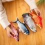 YXiang Electric Fish Plush Toy cat Flapping Fish Funny cat pet Toy net red Fish Jumping Fish Gift (Grass carp)