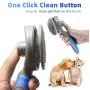 9ABOY Dog Brush and Cat Brush, Pets Grooming Brush for Dog and Cat with Short or Long Hair Removes Undercoat Shedding Mats and Tangled Hair Ideal for Dander Dirt Massages Particle Pet Grooming Comb