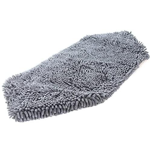 Soggy Doggy Super Shammy Grey One Size 31'' x 14'' Microfiber Chenille Dog Towel with Hand Pockets