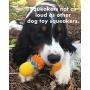 Snake - Sensory Squeaky Dog Toy - Natural Rubber (Latex) - for Puppies & Small Dogs - 8'' Long - Not for Aggressive Chewers - Complies with Same Safety Standards as Children’s Toys
