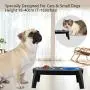 KOOPAO Cat Dog Food Bowls Elevated Dishes Stand, Travel Use Raised Pet Food Water Feeder Set with Foldable Silicone Frisbee Bowl and Detachable Leg for Small Medium Dogs Puppy, 9/24oz Dishwasher Safe KOOPAO Cat Dog Food Bowls Elevated Dishes Stand, Travel Use Raised Pet Food Water Feeder Set with Foldable Silicone Frisbee Bowl and Detachable Leg for Small Medium Dogs Puppy, 9/24oz Dishwasher Safe