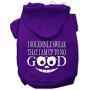 Mirage Pet Products 10'' Up to No Good Screen Print Pet Hoodie