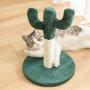 Poils bebe Cactus Scratching Post, Small cat Tree and Tower Scratcher for Indoor Cats Furniture with Natural sisal Rope Made for Kitten and Small cat