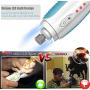 BOSI Dog Nail Grinder, Professional Low Noise Pet Nail Clipper with LED Light, 3-Speeds Electric Pet Nail Trimmer Painless Paws Grooming & Smoothing for Small Medium Large Dogs & Cats (Sky-Blue)